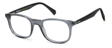 Premium Men Polaroid Eyeglasses: PLD D424 - Grey - SpecSMART Eye Clinic (Diagonal View)